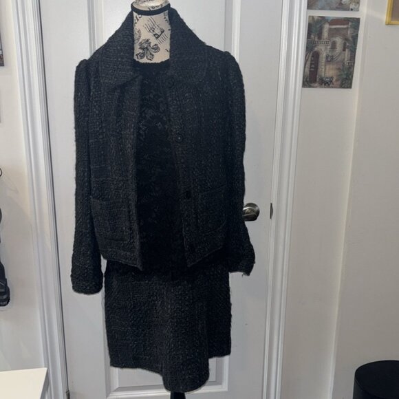 Dolce & Gabbana Authentic Wool Jacket Lace Dress Set - Picture 7 of 15